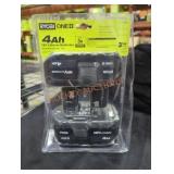 Ryobi 18v 4 ah lithium batteries