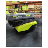 Ryobi 40v 2 ah battery and charger
