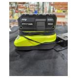 Ryobi 18v 4 ah battery and charger