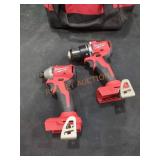 Milwaukee M18 Impact Driver And Drill Driver