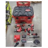 Milwaukee 4-Tool Combo Kit w/ Rolling Tool Box
