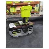 Ryobi 18v 4 ah battery and charger