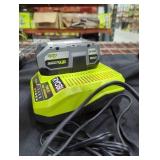 Ryobi 18v 4 ah battery and charger