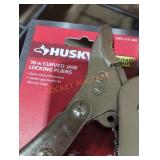Husky 10" Curved Locking Pliers
