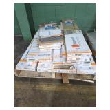 Skid Lot Assorted Flooring Planks Varying Sizes