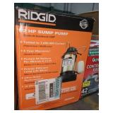 Ridgid 1/2hp Sump Pump