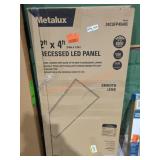 Metalux 2ftx4ft LED Recessed Panel