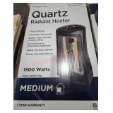 1 quartz radiant heater