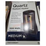 1 quartz radiant heater