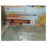 Heat Storm Quick Mount Infrared Heater Combo