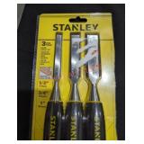 Stanley 3 Pc Wood Chisel  Set