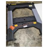 33 in. H Metal Folding Sawhorse with Adjustable