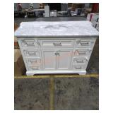 49"x35.5"x22" Vanity With Granite Sink Top