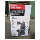Everbilt Submersible Sump Pump 1/4HP