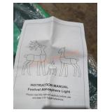 Christmas Deer Scene