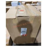 33.25 in. Adjustable Height Gray Cushioned Bar