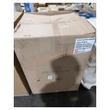 Bayview 30 in. Gunmetal Steel Full Back Barstool