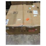 23 in. White Vitreous China Rectangular Pedestal