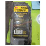 1 pack firm grip polyurethane coated large gloves