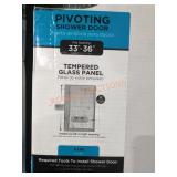 Delta 33"-36" Pivoting Shower Door