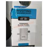 Delta 33"-36" Pivoting Shower Door