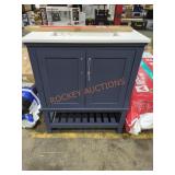 30"x35"x19" Vanity With Granite Sink Top