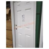 Jeldwen 80" x 32"  6 Panel Fiberglass Door