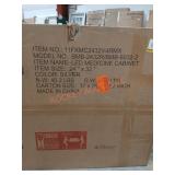 LED Medicine Cabinet 24"ï¿½32" Silver