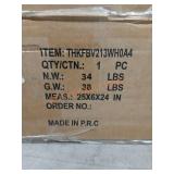 Self Assembled White Vanity 25"ï¿½6"ï¿½24"