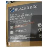 18 GA large single bowl kitchen sink