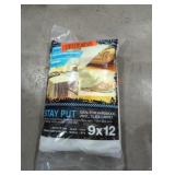1 stay put 9 x 12 slip drop cloth