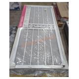 36" x 80" White Steel Security Door