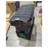 (4) Heavy Duty Storage Trunks