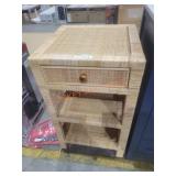 Wicker End Table
