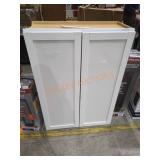 30"x42"x12" White Wall Cabinet HAS DAMAGE