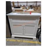 36"x35"x 19" Vanity With Granite Sink Top