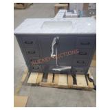 43" Vanity Cabinet with Top