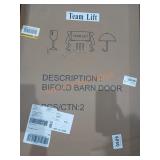 Bifold Barn Door White