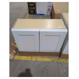 30" x 13" x 24" White Wall Cabinet