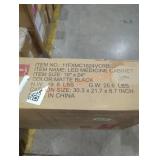 Matte Black LED Medicine Cabinet 16" x 24"