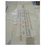 Silver LED Medicine Cabinet 40" x 32"