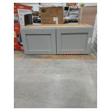 30"Wï¿½12"Hï¿½13"D Wall Cabinet (DAMAGED)