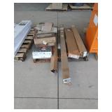 Skid Lot (assorted tile flooring and blinds