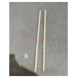 (2) Birch Round Dowel Rods 36" x 1"