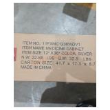 Medicine Cabinet 12"ï¿½36" Silver