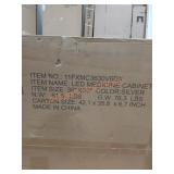 LED Medicine Cabinet 36"ï¿½30" Silver