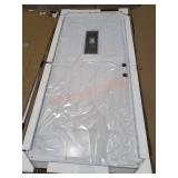 36" x 80" White Door With Decorative Window