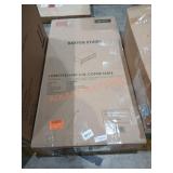 Graceland 41.3" Walnut Brown and Gold Rectangle