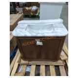 30" x 22.75" x 22" Floating Vanity HAS DAMAGE