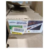 (2) Cases Snap in Filter Gutter Guard